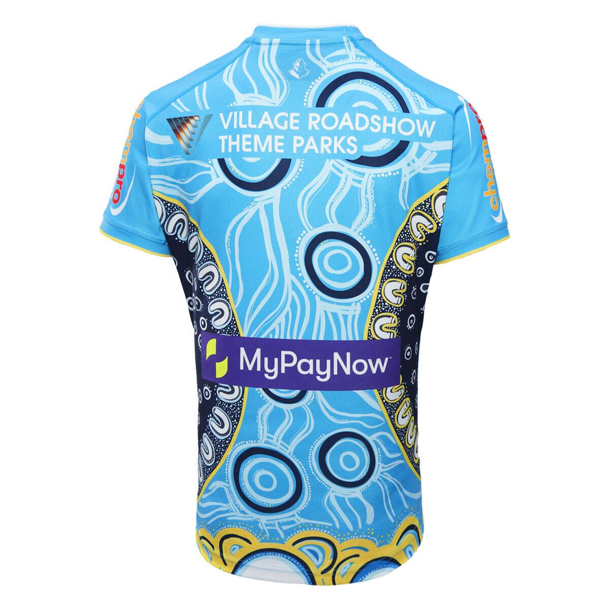 NRL 2024 Indigenous Jersey - Gold Coast Titans - Adult - Mens - Image 2