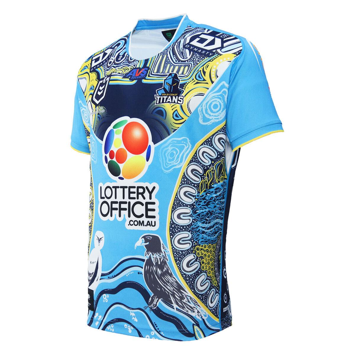 NRL 2024 Indigenous Jersey - Gold Coast Titans - Adult - Mens - Image 3
