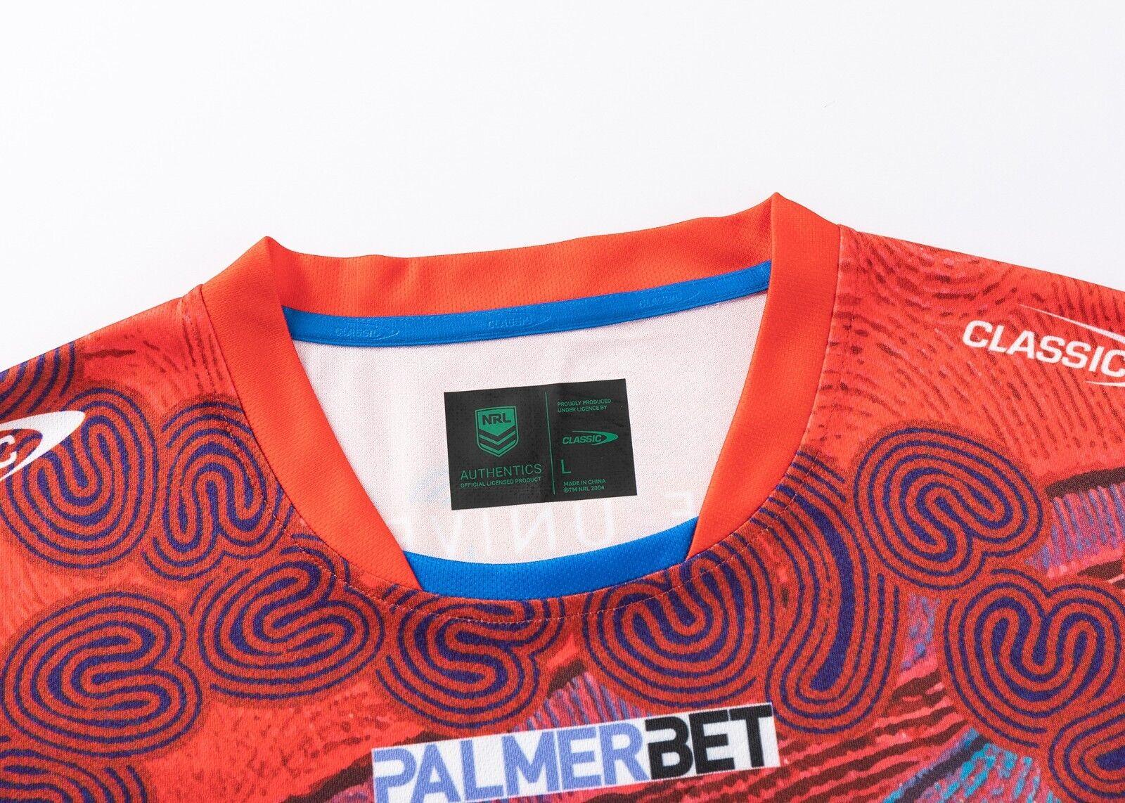 NRL 2024 Indigenous Jersey - Newcastle Knights - Adult - Mens - Image 3