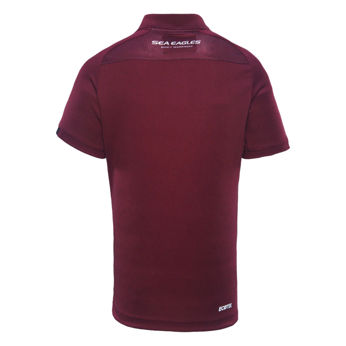 NRL 2024 Media Polo - Manly Sea Eagles - Maroon - Youth - Junior - Image 4