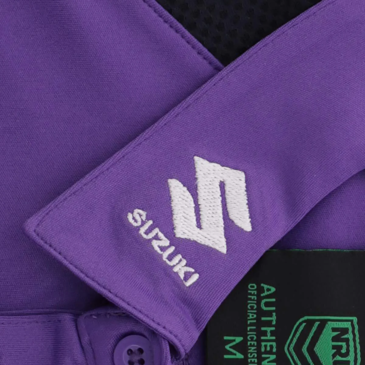 NRL 2024 Media Polo - Melbourne Storm - Purple - Adult - O'NEILLS - Image 6