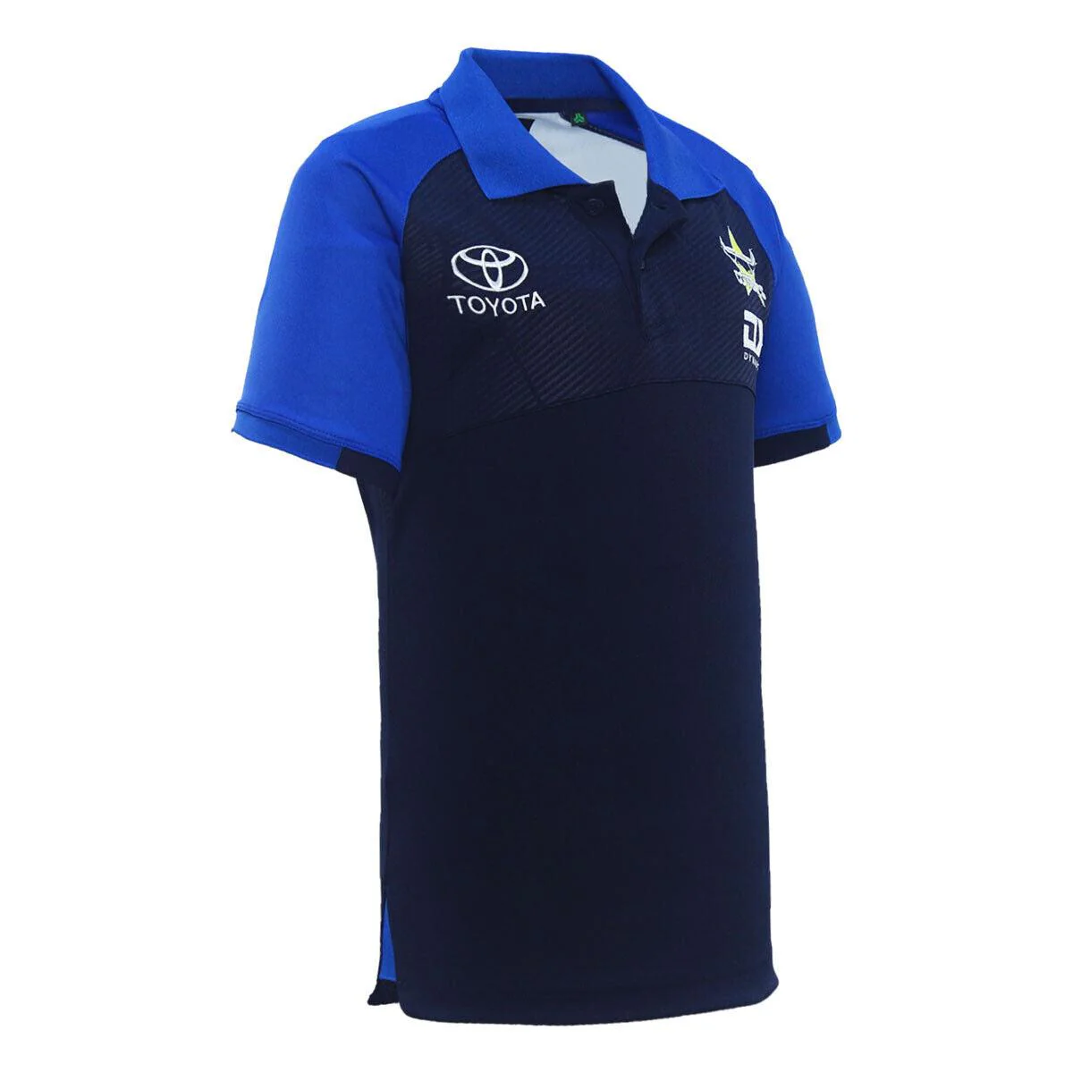 NRL 2024 Media Polo - North Queensland Cowboys - Navy - Youth - DYNASTY - Image 3