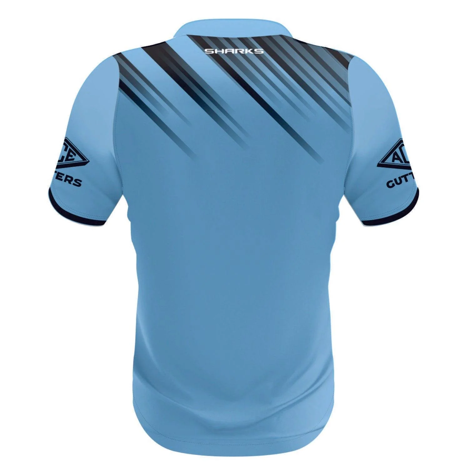 NRL 2024 Players Polo - Cronulla Sharks - Blue - Adult - Mens - Image 2
