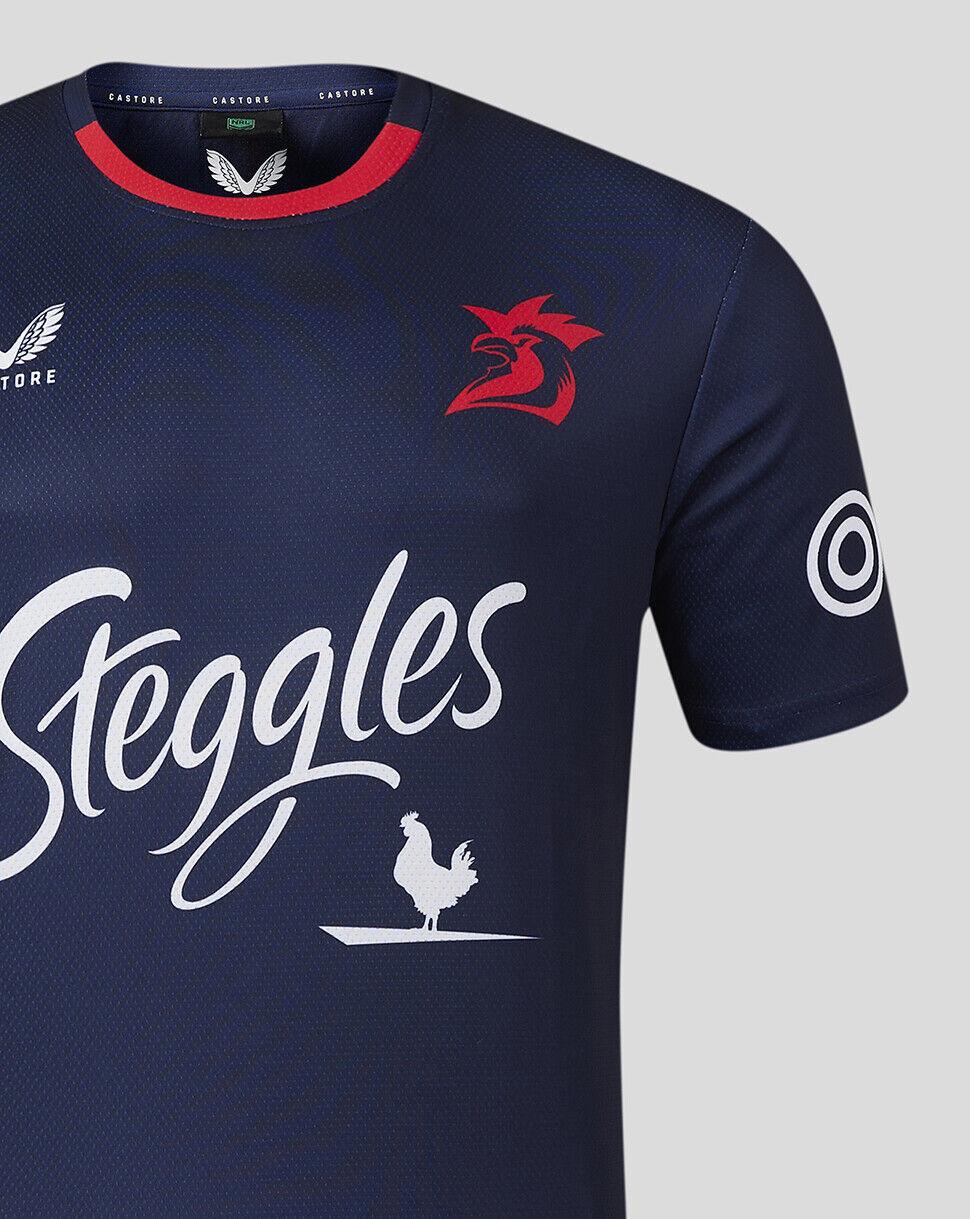 NRL 2024 Training Tee - Sydney Roosters - Adult - Mens - Shirt - Image 4