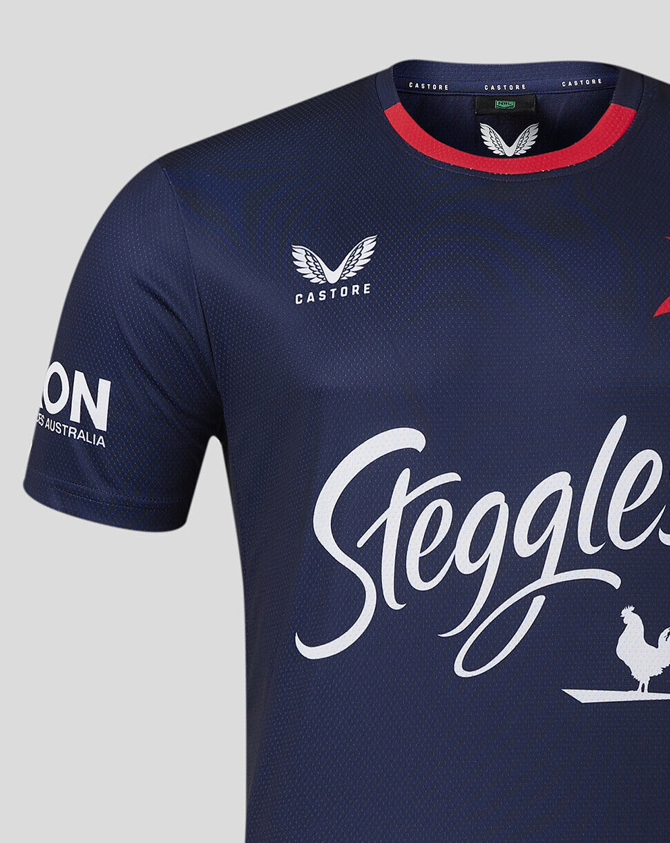 NRL 2024 Training Tee - Sydney Roosters - Youth - Kids - Shirt - Image 2
