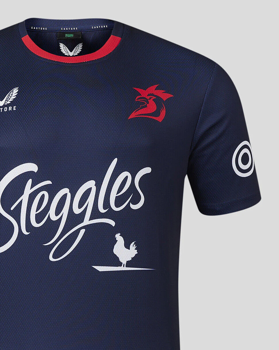 NRL 2024 Training Tee - Sydney Roosters - Youth - Kids - Shirt - Image 3