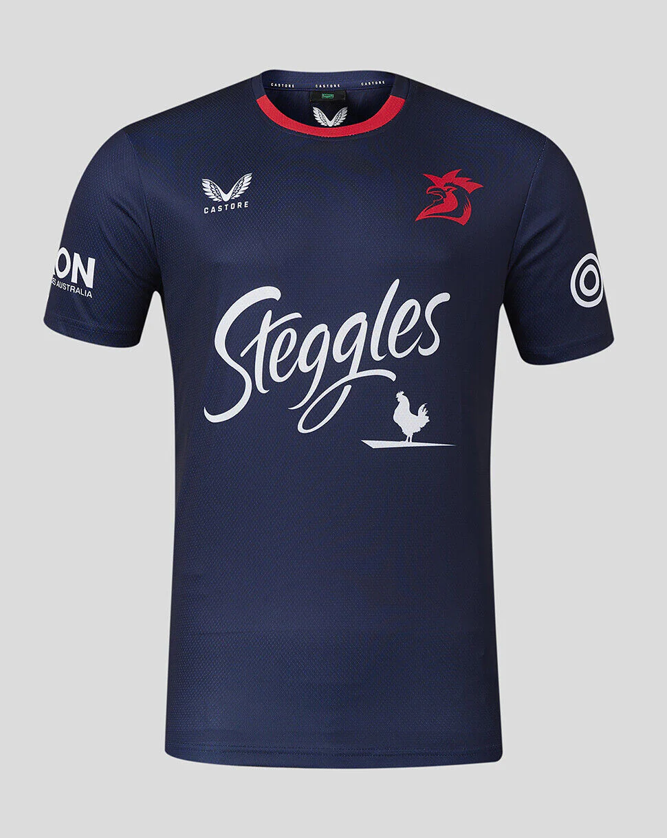 NRL 2024 Training Tee - Sydney Roosters - Youth - Kids - Shirt - Image 9
