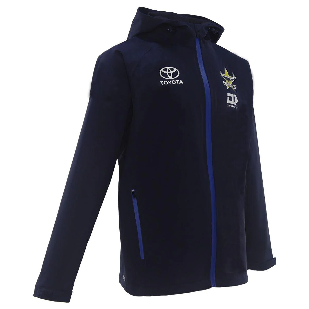 NRL 2024 Wet Weather Jacket - North Queensland Cowboys - Navy - Adult - Mens - Image 3