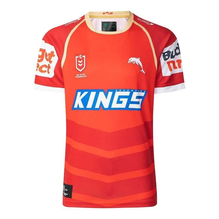 NRL 2025 Home Jersey - Dolphins - Adult - Mens - Image 8