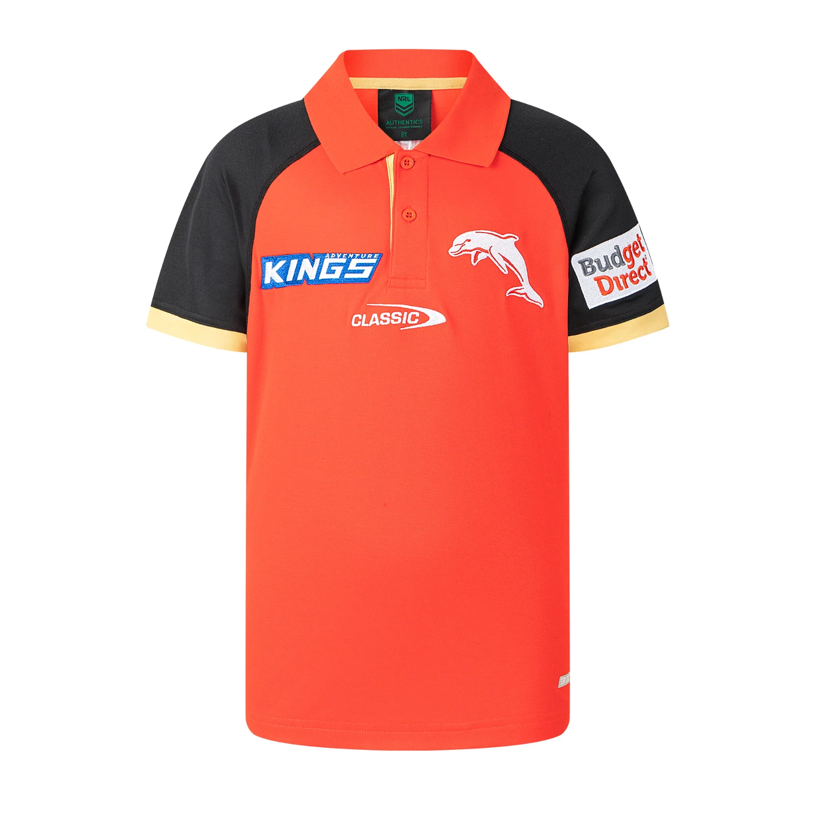 NRL 2025 Media Polo - Dolphins - Youth - Kids