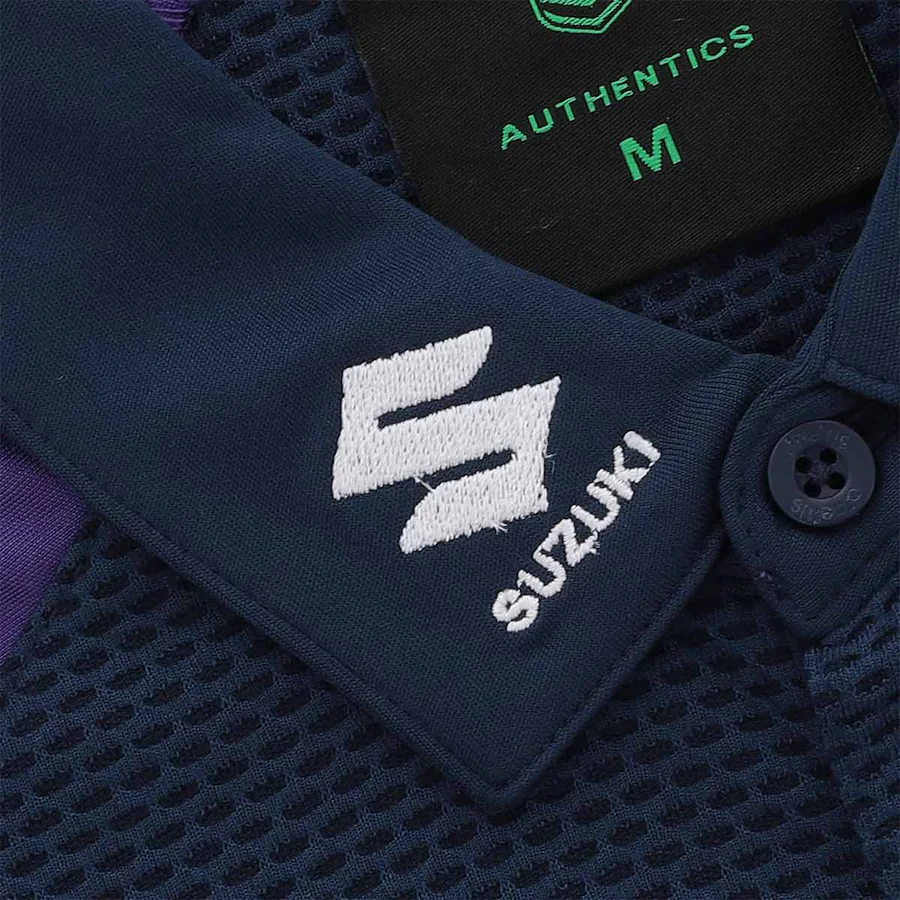 NRL 2025 Media Polo - Melbourne Storm - Youth - Kids - Image 3