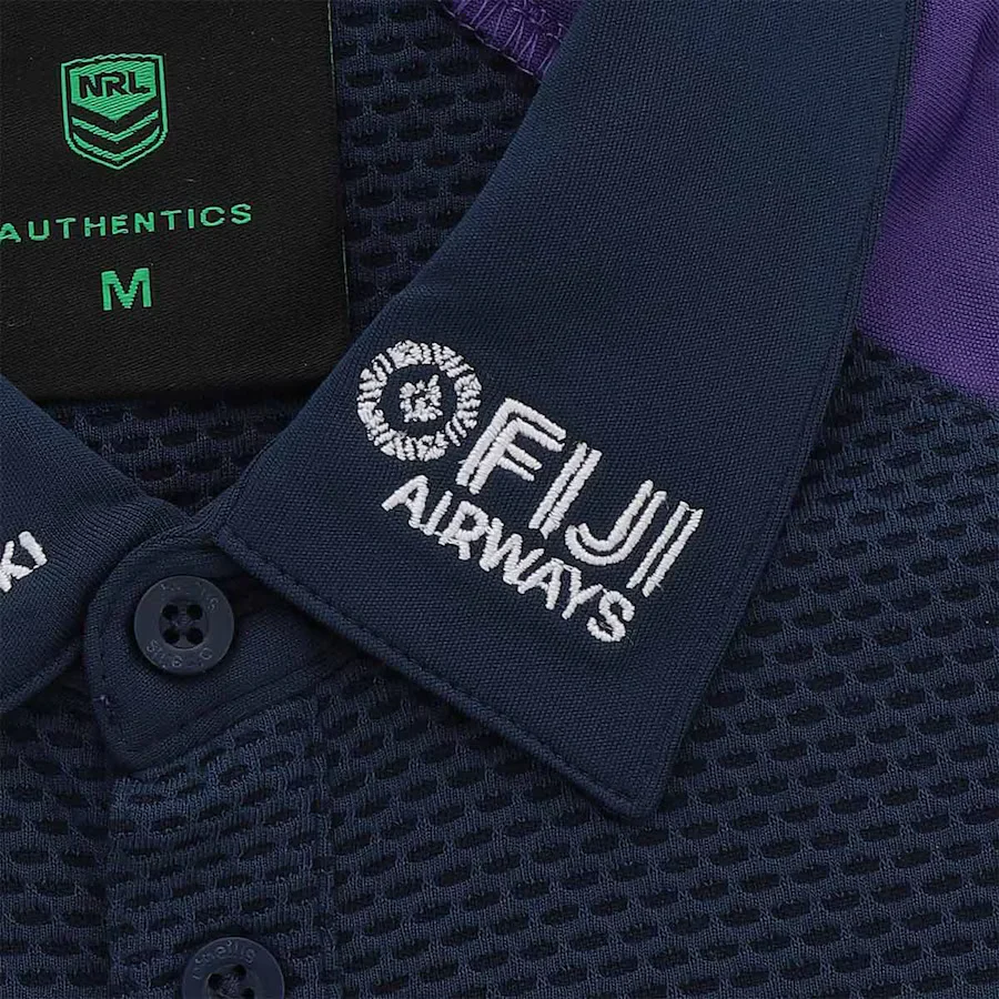 NRL 2025 Media Polo - Melbourne Storm - Youth - Kids - Image 4