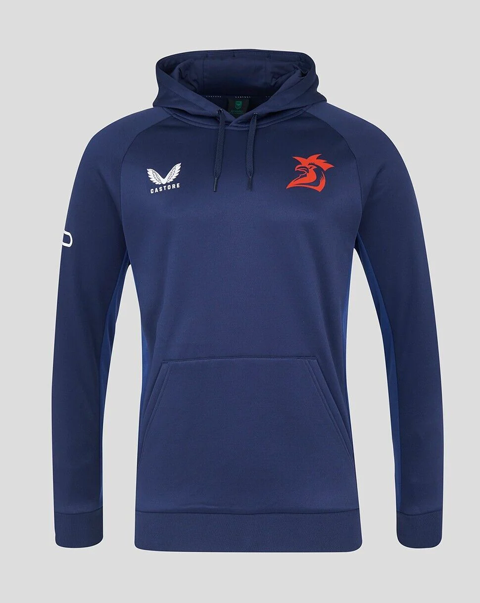 NRL 2025 OTH Fleece Hoodie - Sydney Roosters - Youth - Kids - Image 9
