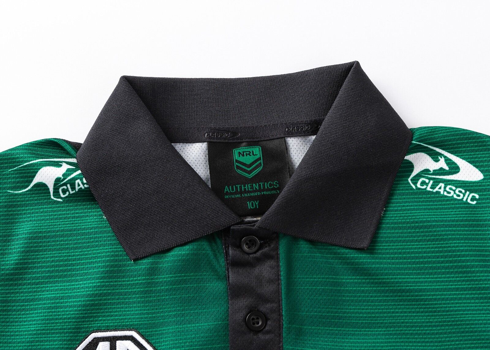 NRL 2025 Players Polo - South Sydney Rabbitohs - Shirt - Youth - CLASSIC - Image 3