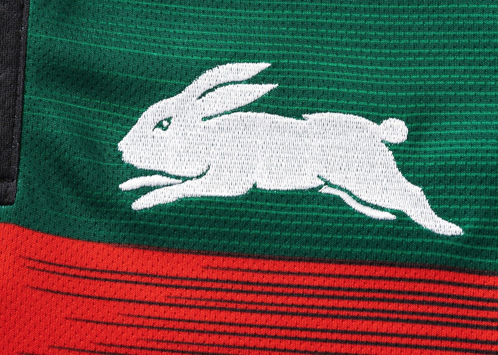 NRL 2025 Players Polo - South Sydney Rabbitohs - Shirt - Youth - CLASSIC - Image 5