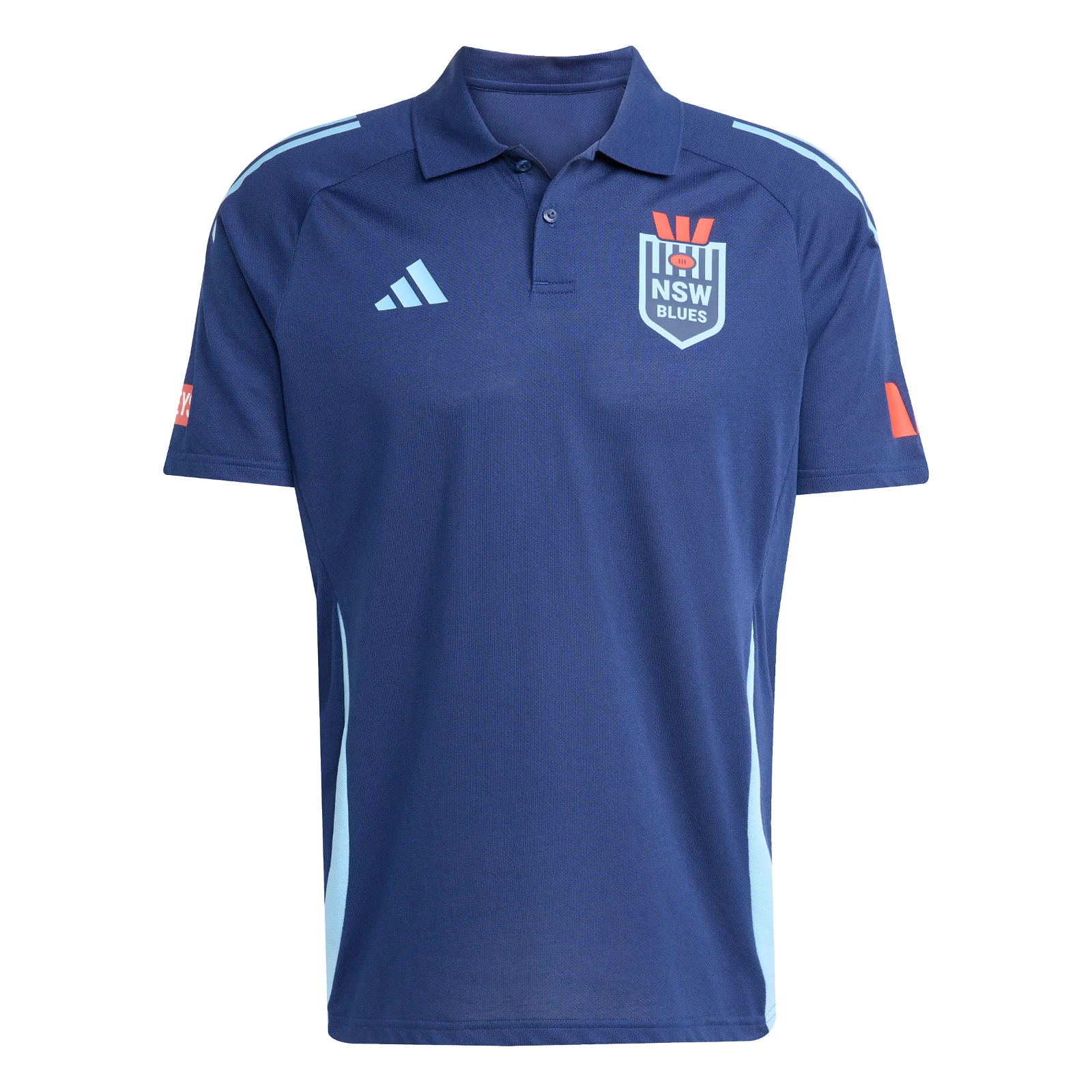 NRL 2025 Polo Shirt - New South Wales Blues - NSW - Adult - Mens