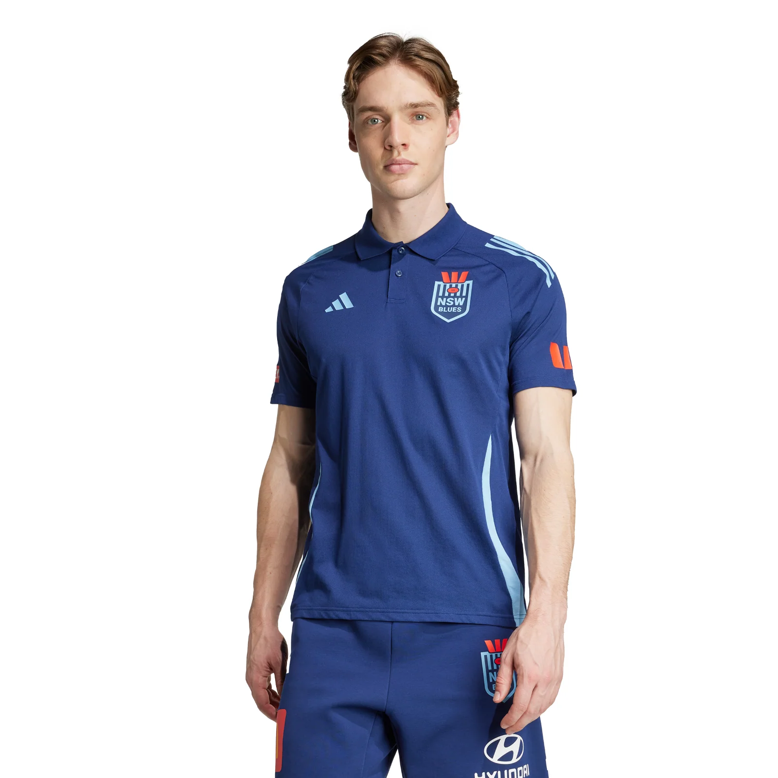 NRL 2025 Polo Shirt - New South Wales Blues - NSW - Adult - Mens - Image 2