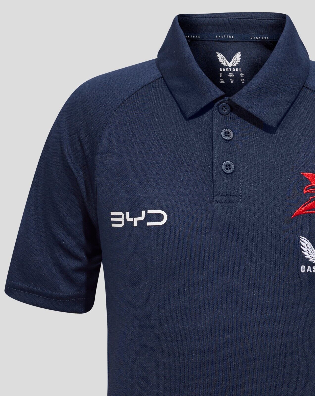 NRL 2025 Presentation Polo - Sydney Roosters - Youth - Kids - Shirt - Image 4