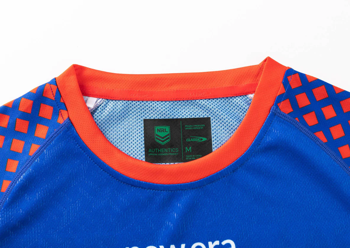 NRL 2025 Pro Training Tee Shirt - Newcastle Knights - Kids - YOUTH - CLASSIC - Image 2