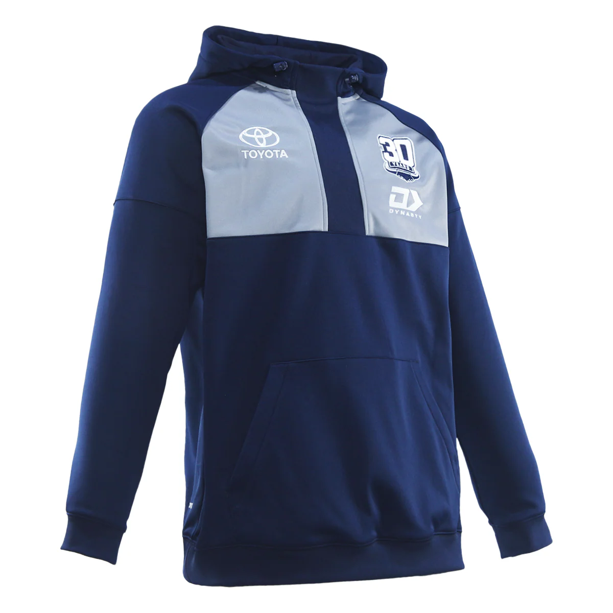 NRL 2025 Pullover Hoodie - North Queensland Cowboys - Navy - Adult - Mens - Image 2