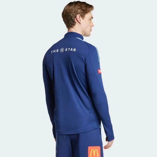NRL 2025 Qtr Zip Training Top - New South Wales Blues - NSW - Adult - Mens - Image 3