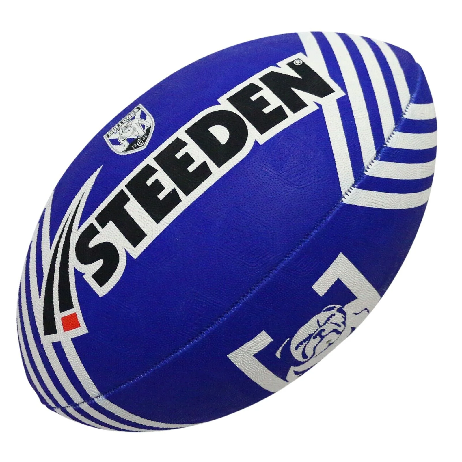 NRL 2025 Supporter Football - Canterbury Bulldogs - Ball - Size 5 - Image 2