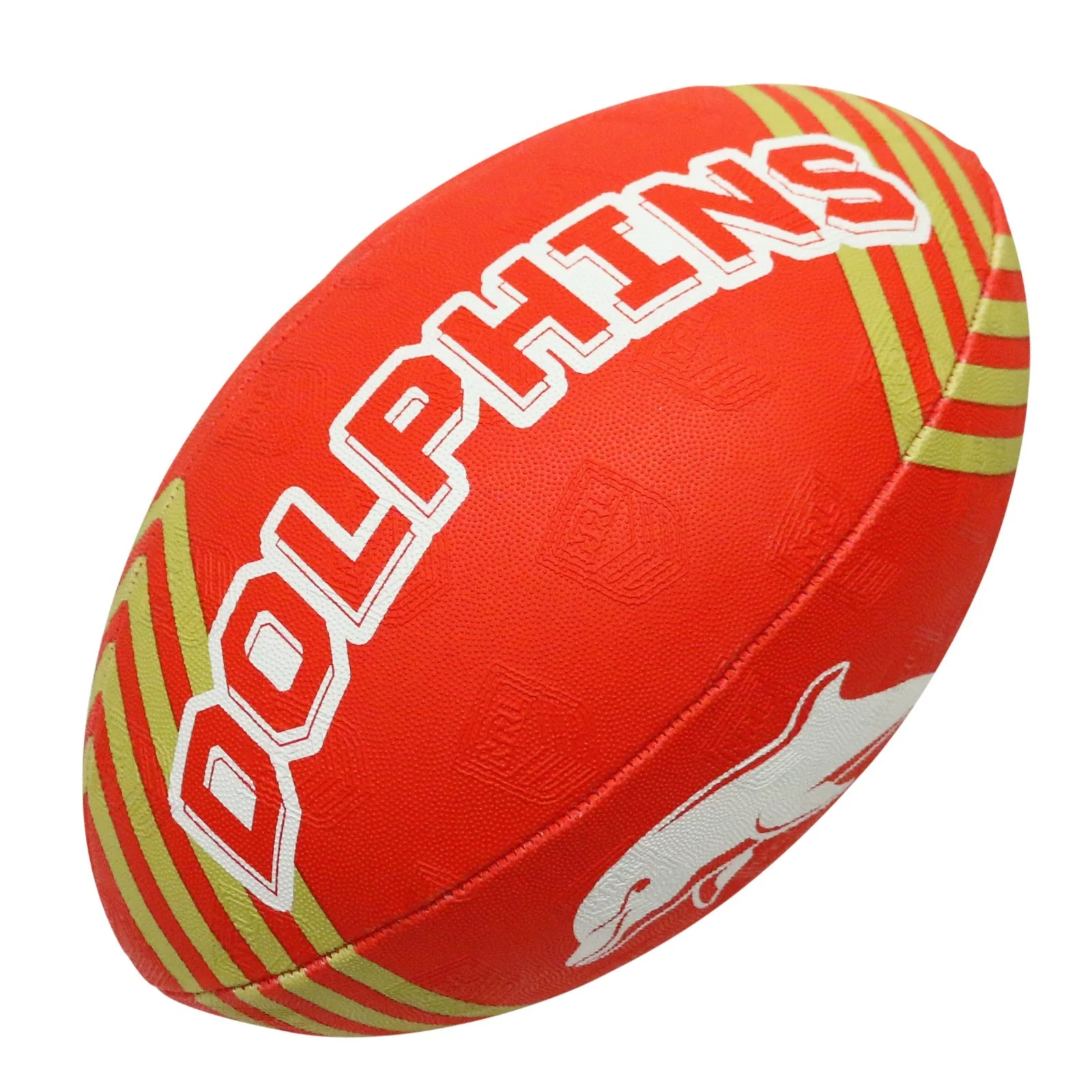NRL 2025 Supporter Football - Dolphins - Ball - Size 11
