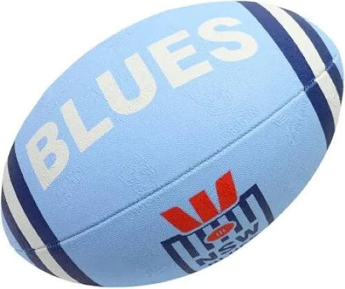 NRL 2025 Supporter Football - New South Wales Blues - Game Ball Size 5 - NSW