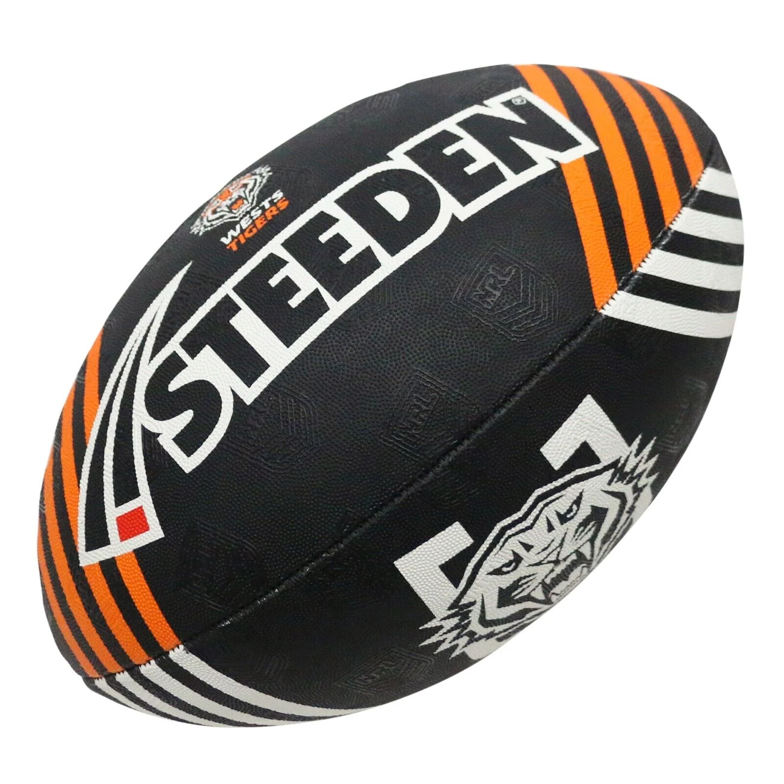 NRL 2025 Supporter Football - West Tigers - Ball - Size 11 - Image 2