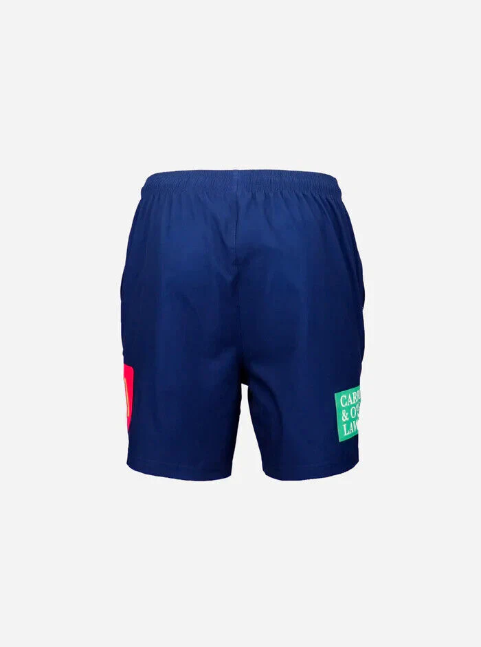 NRL 2025 Training Shorts - Paramatta Eels - Navy - Youth - Kids - Image 2