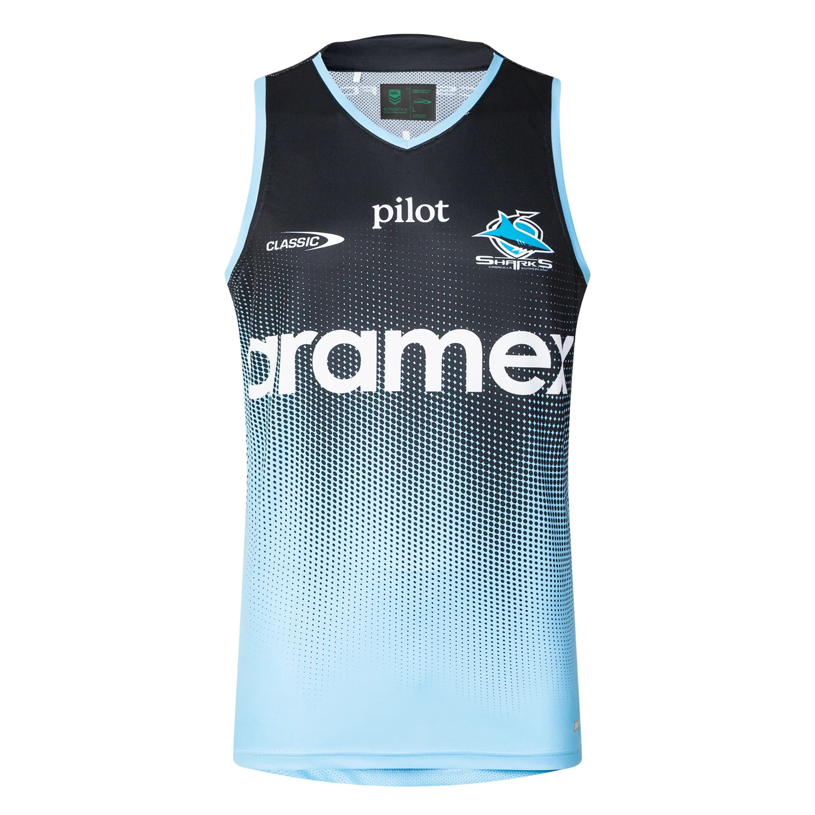 NRL 2025 Training Singlet - Cronulla Sharks - Adult - Mens - Image 15