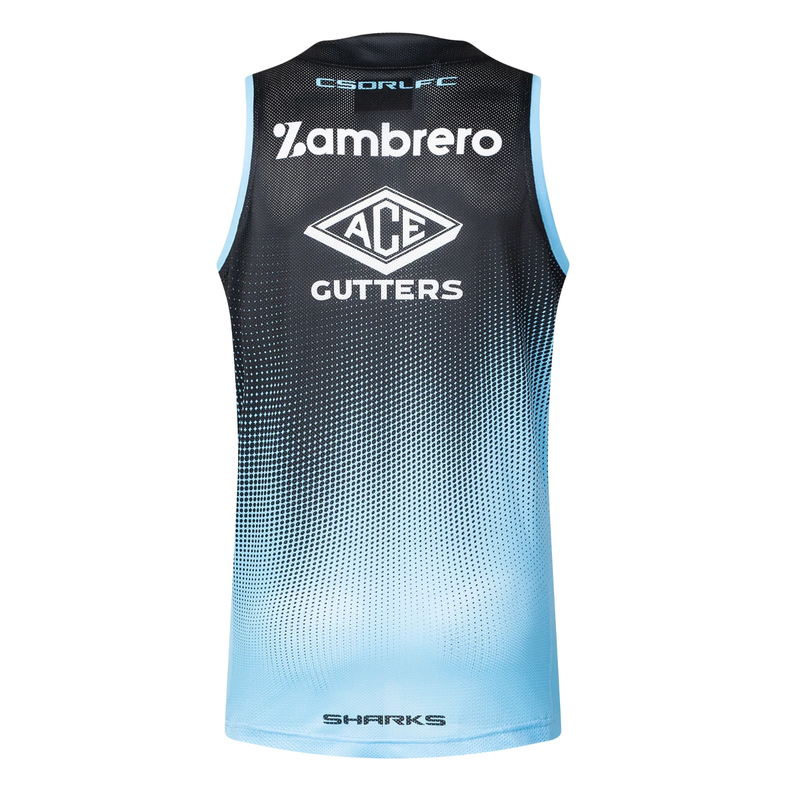 NRL 2025 Training Singlet - Cronulla Sharks - Adult - Mens - Image 2