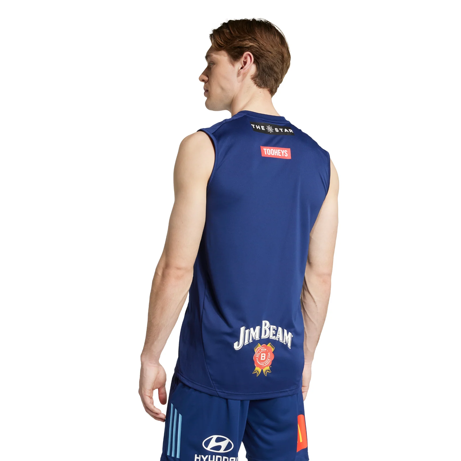 NRL 2025 Training Singlet - New South Wales Blues - NSW - Mens - Dark Blue - Image 4