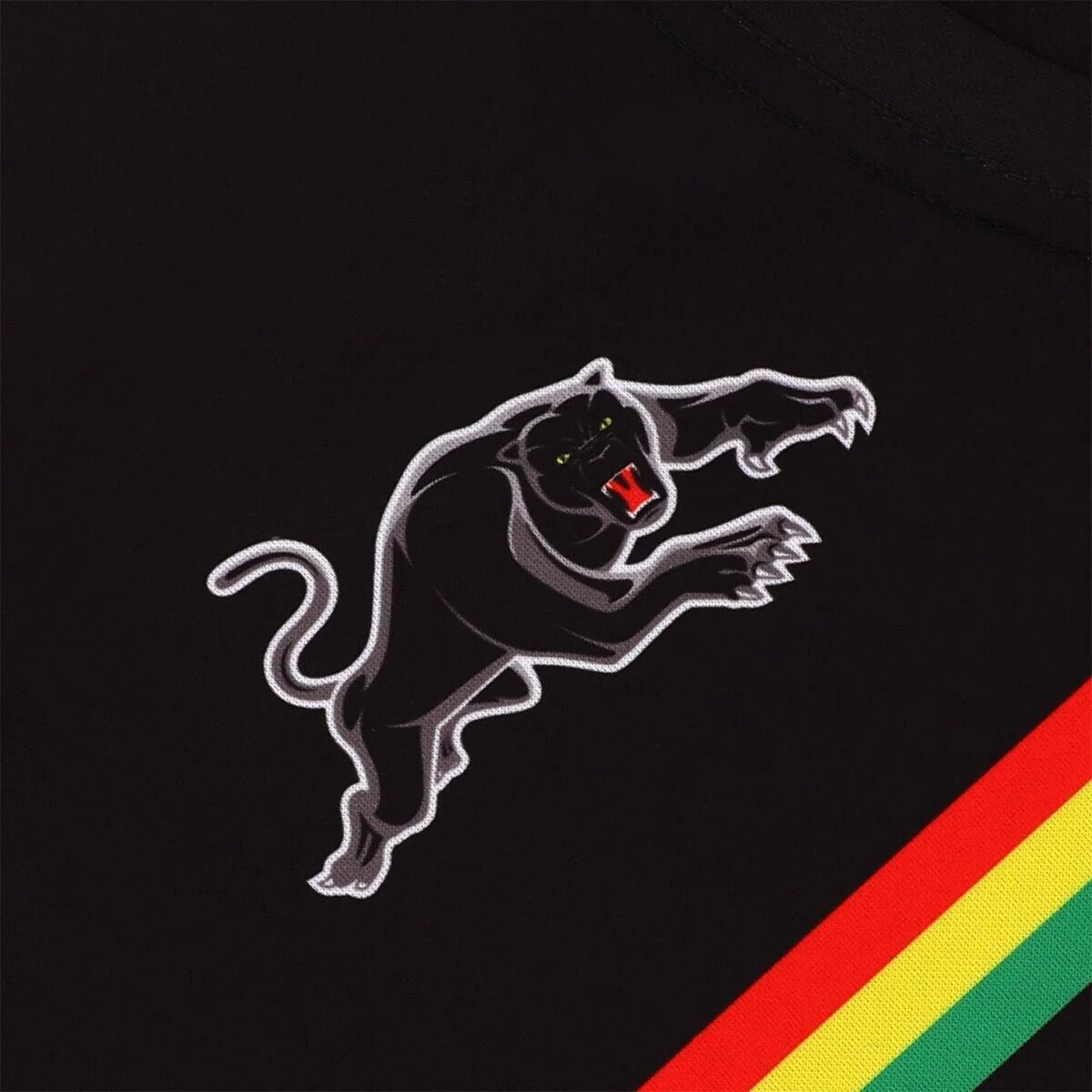 NRL 2025 Training Singlet - Penrith Panthers - Black - Adult - Mens - Image 3