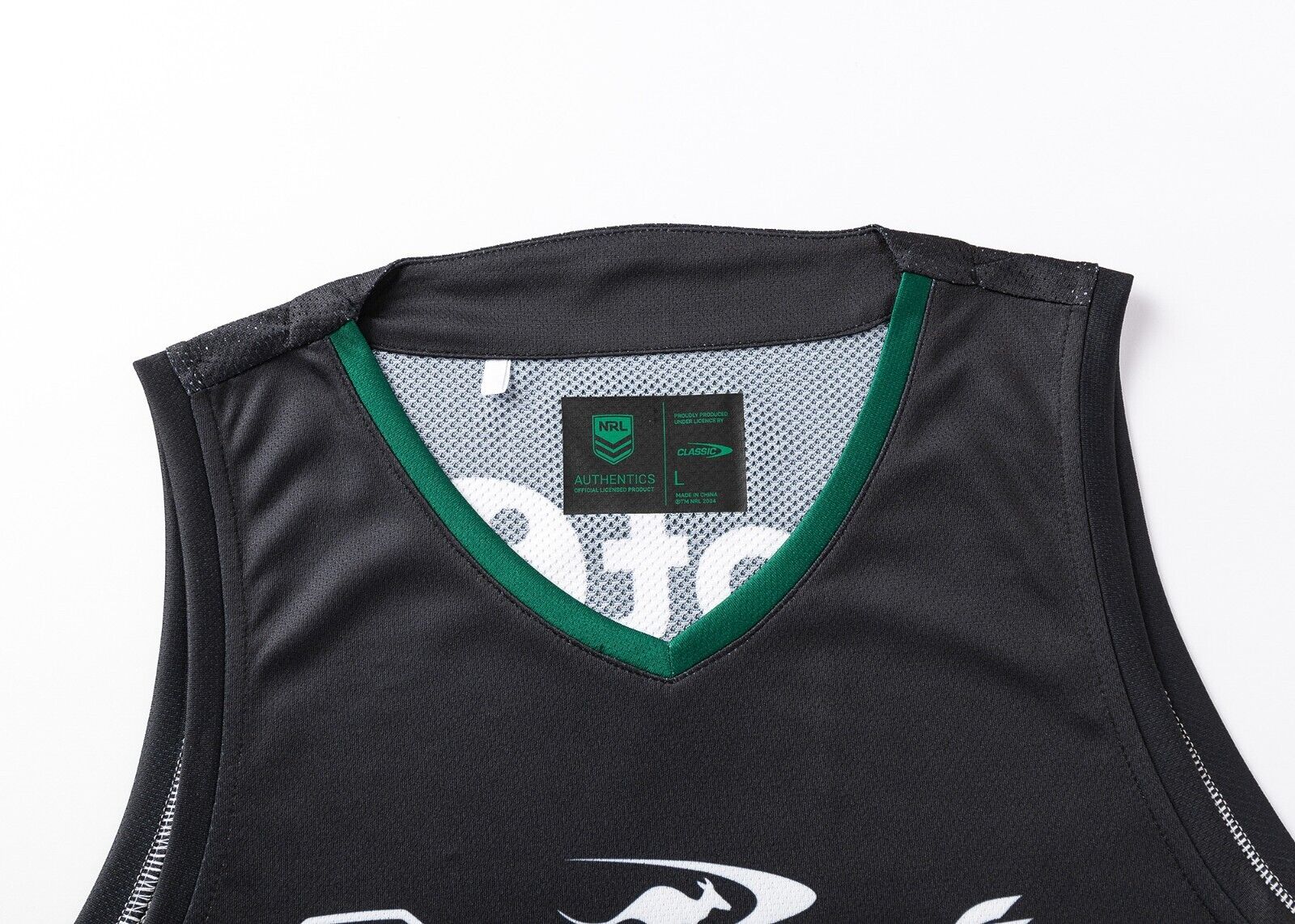 NRL 2025 Training Singlet - South Sydney Rabbitohs - Adult - Mens - Image 3