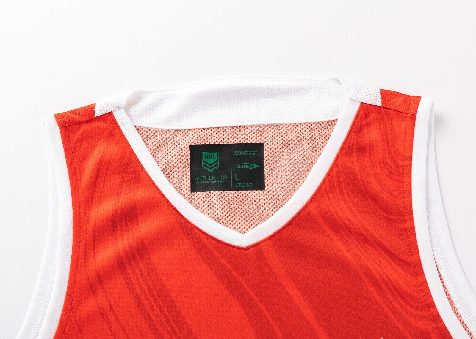 NRL 2025 Training Singlet - St George Illawarra Dragons - Adult - Mens - Image 3