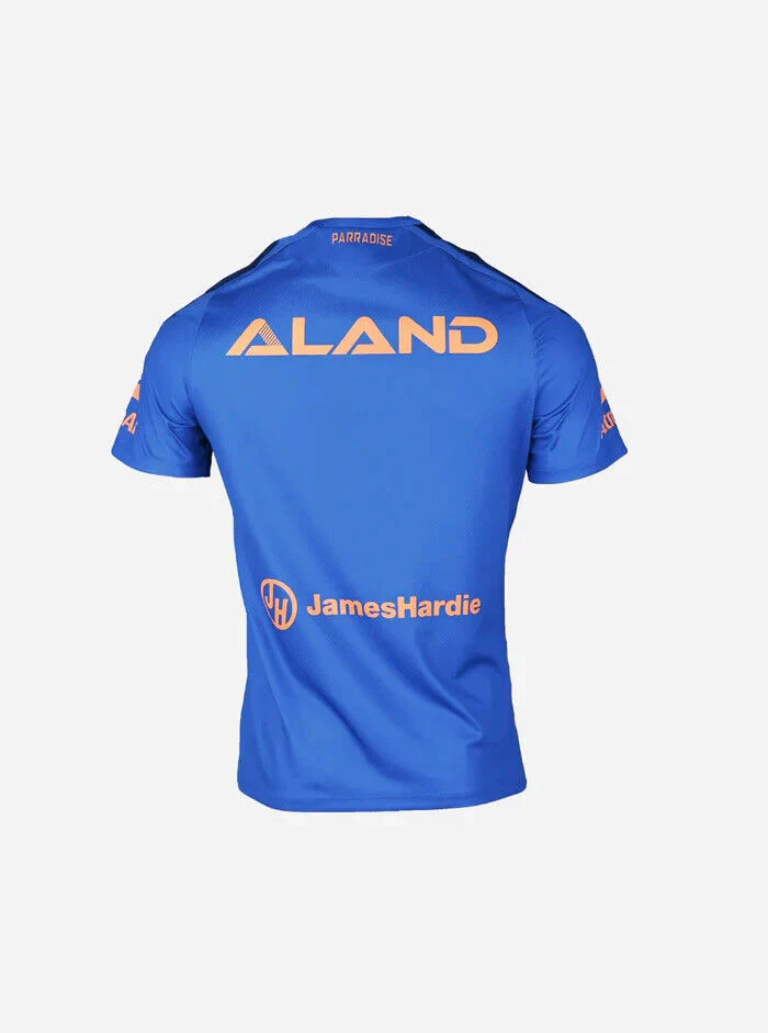 NRL 2025 Training Tee - Paramatta Eels - Blue - Youth - Kids - Image 2