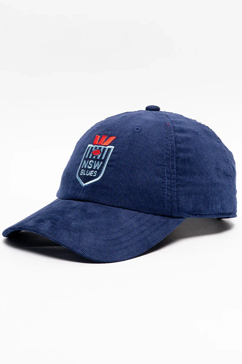 NRL 2026 Corduroy Cap - New South Wales Blues - NSW - Hat - Adult - OSFM