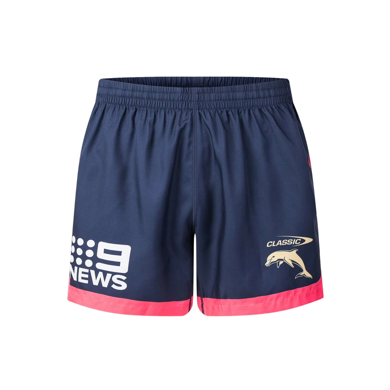 NRL 2026 Gym Shorts - Dolphins - Adult - Mens - Training