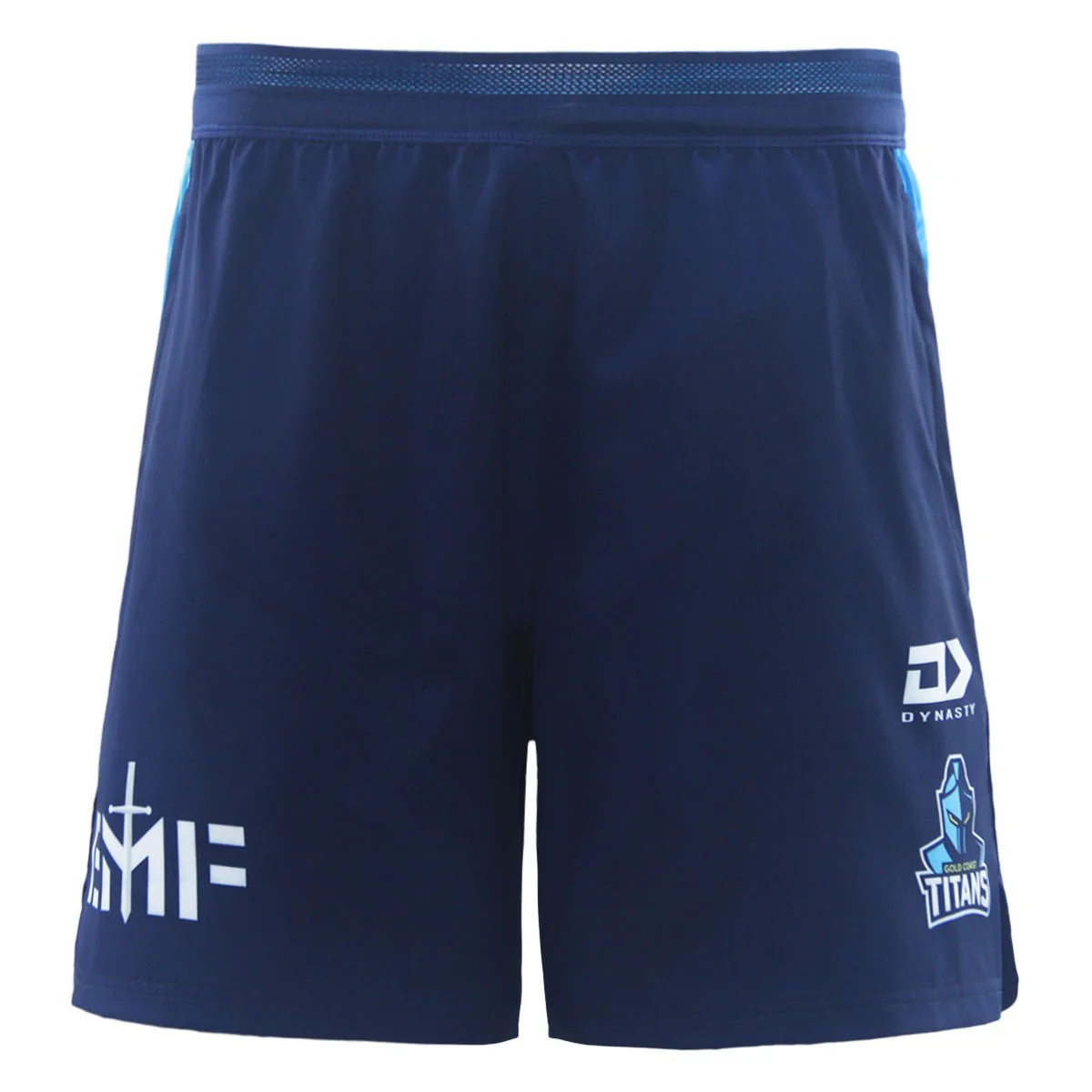 NRL 2026 Gym Shorts  Gold Coast Titans  Adult  Mens  Navy