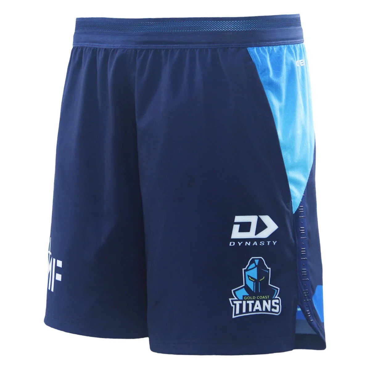 NRL 2026 Gym Shorts  Gold Coast Titans  Adult  Mens  Navy - Image 3