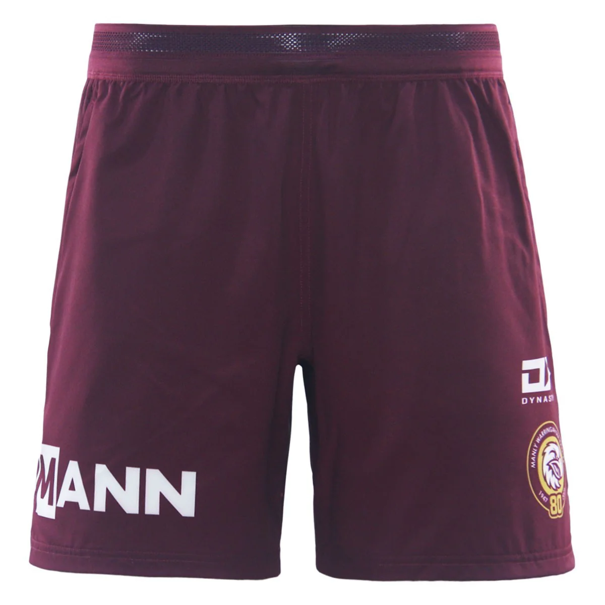 NRL 2026 Gym Shorts - Manly Sea Eagles - Adult - Mens - Maroon - Training