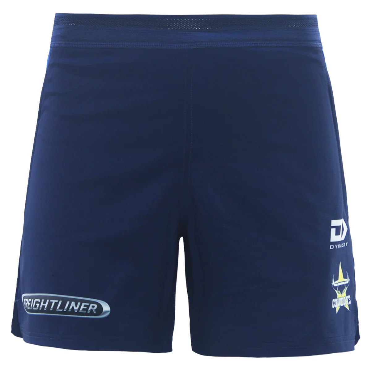 NRL 2026 Gym Shorts - North Queensland Cowboys - Navy - Adult - Mens