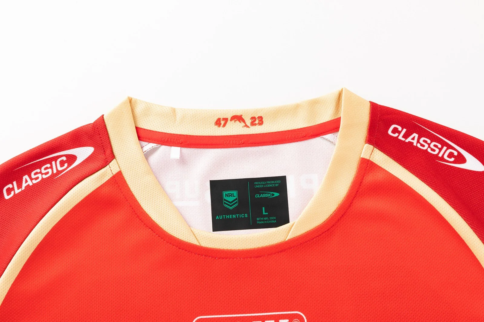 NRL 2026 Home Jersey - Dolphins - Adult - Mens - Image 4