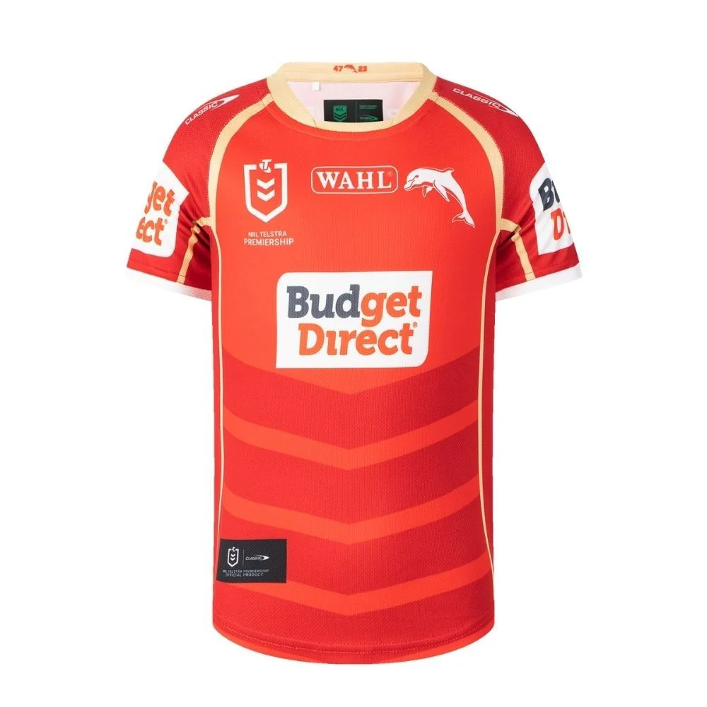 NRL 2026 Home Jersey - Dolphins - Youth - Kids