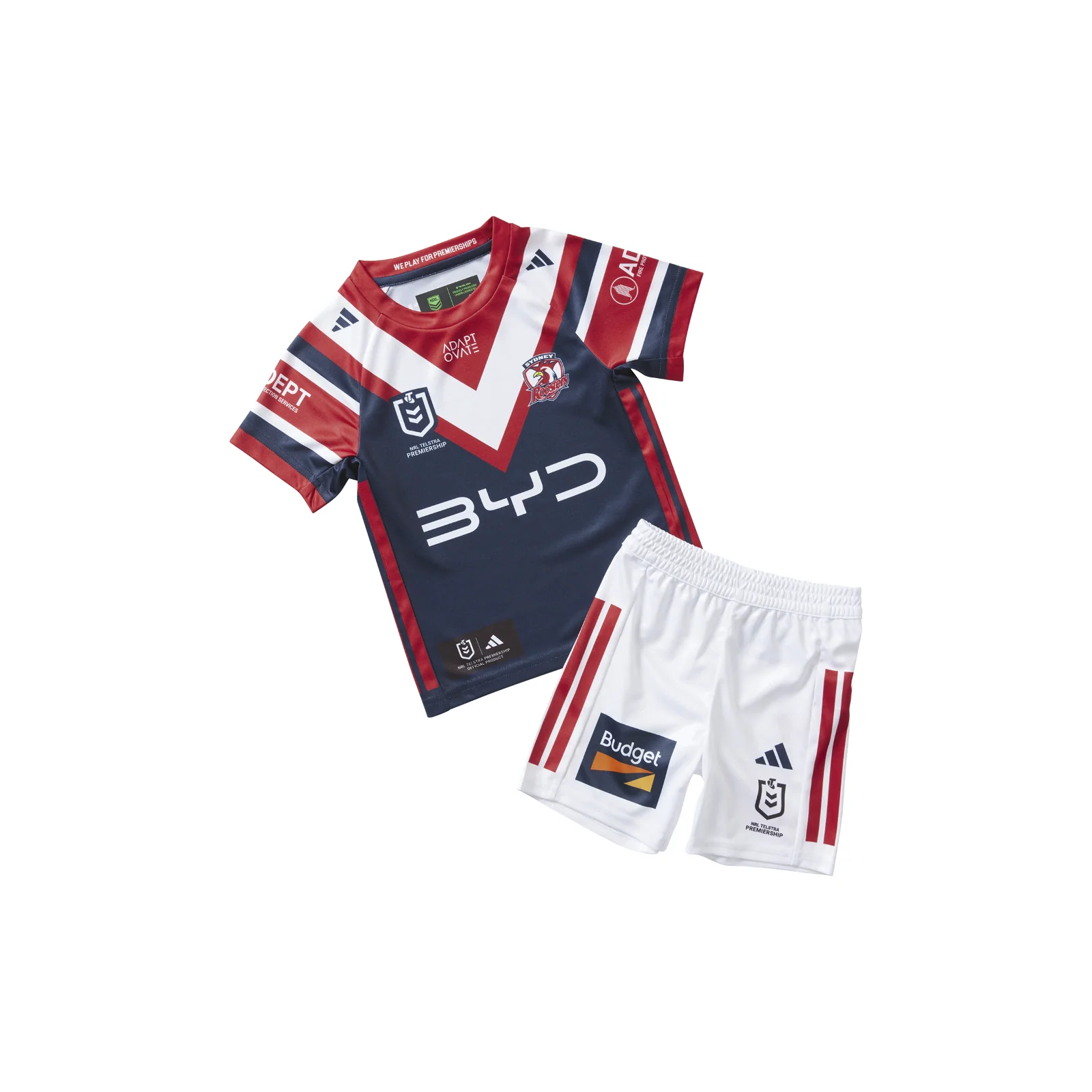NRL 2026 Home Jersey Set  Sydney Roosters  Infant  Baby  Toddler