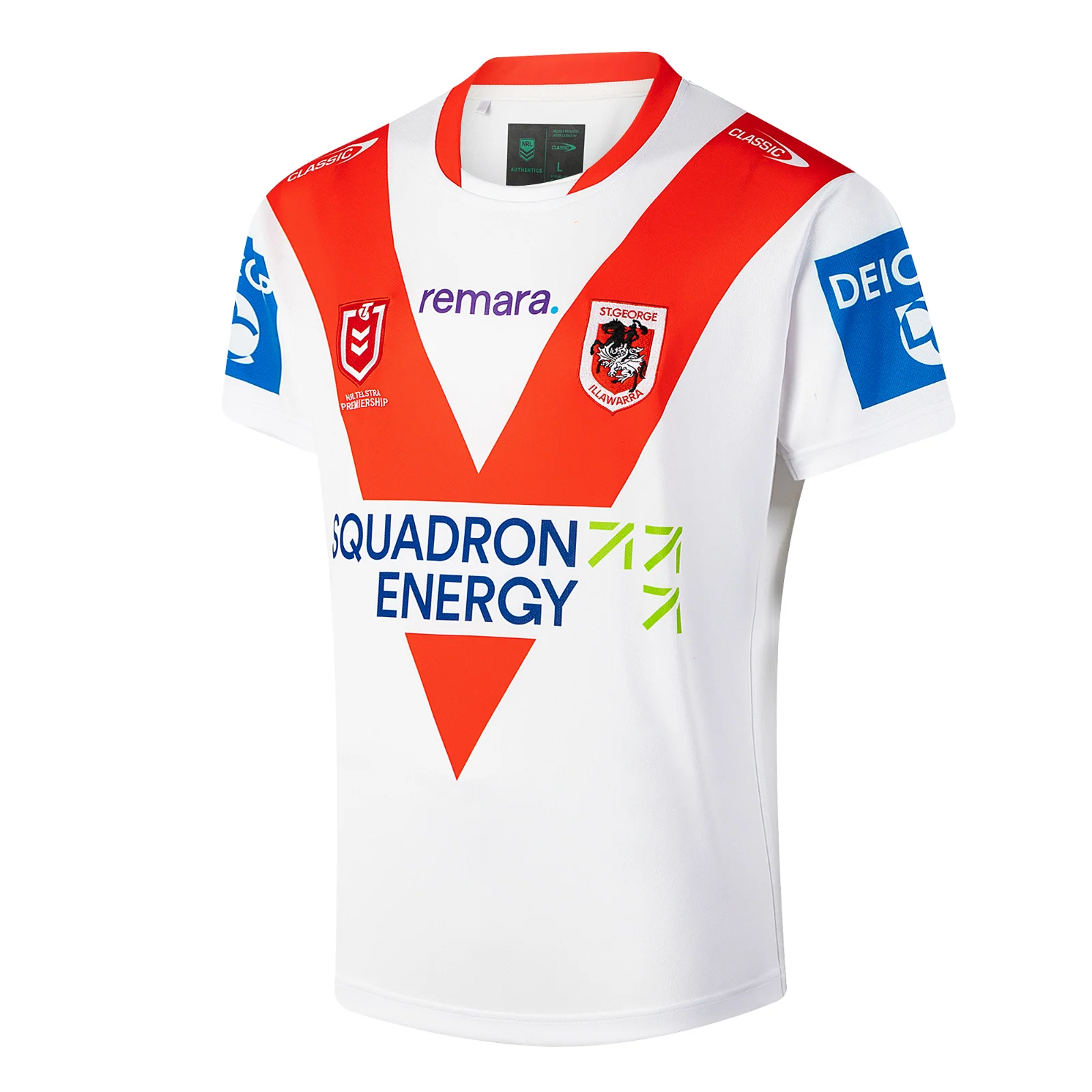 NRL 2026 Home Jersey - St George Illawarra Dragons - Adult - Mens - Image 2