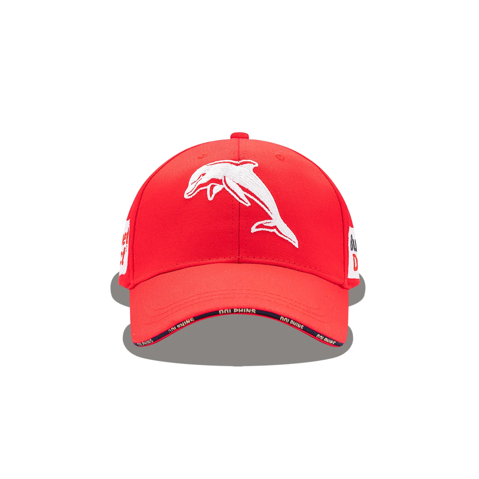 NRL 2026 Media Cap - Dolphins - OSFM - Adult - Red