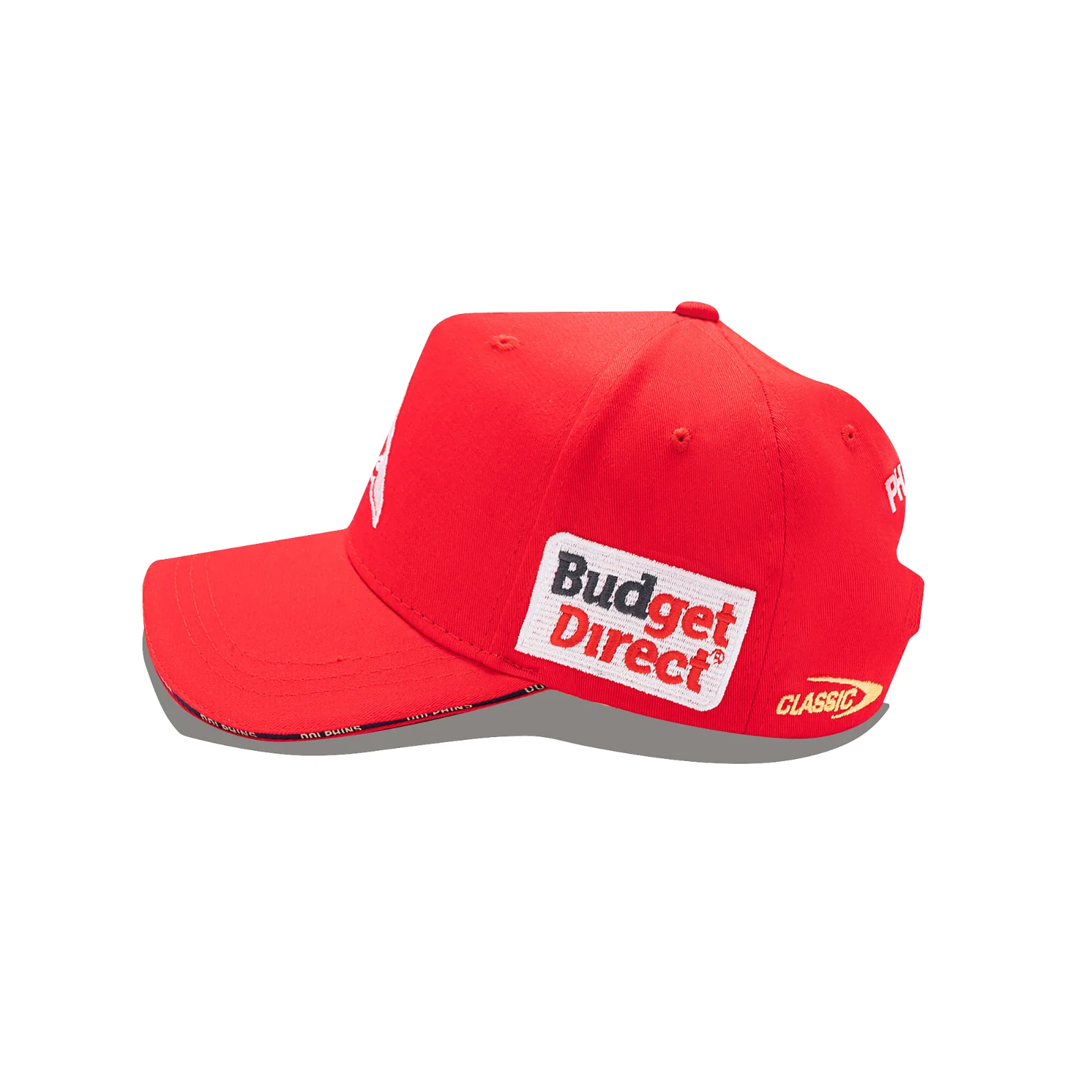 NRL 2026 Media Cap - Dolphins - OSFM - Adult - Red - Image 2