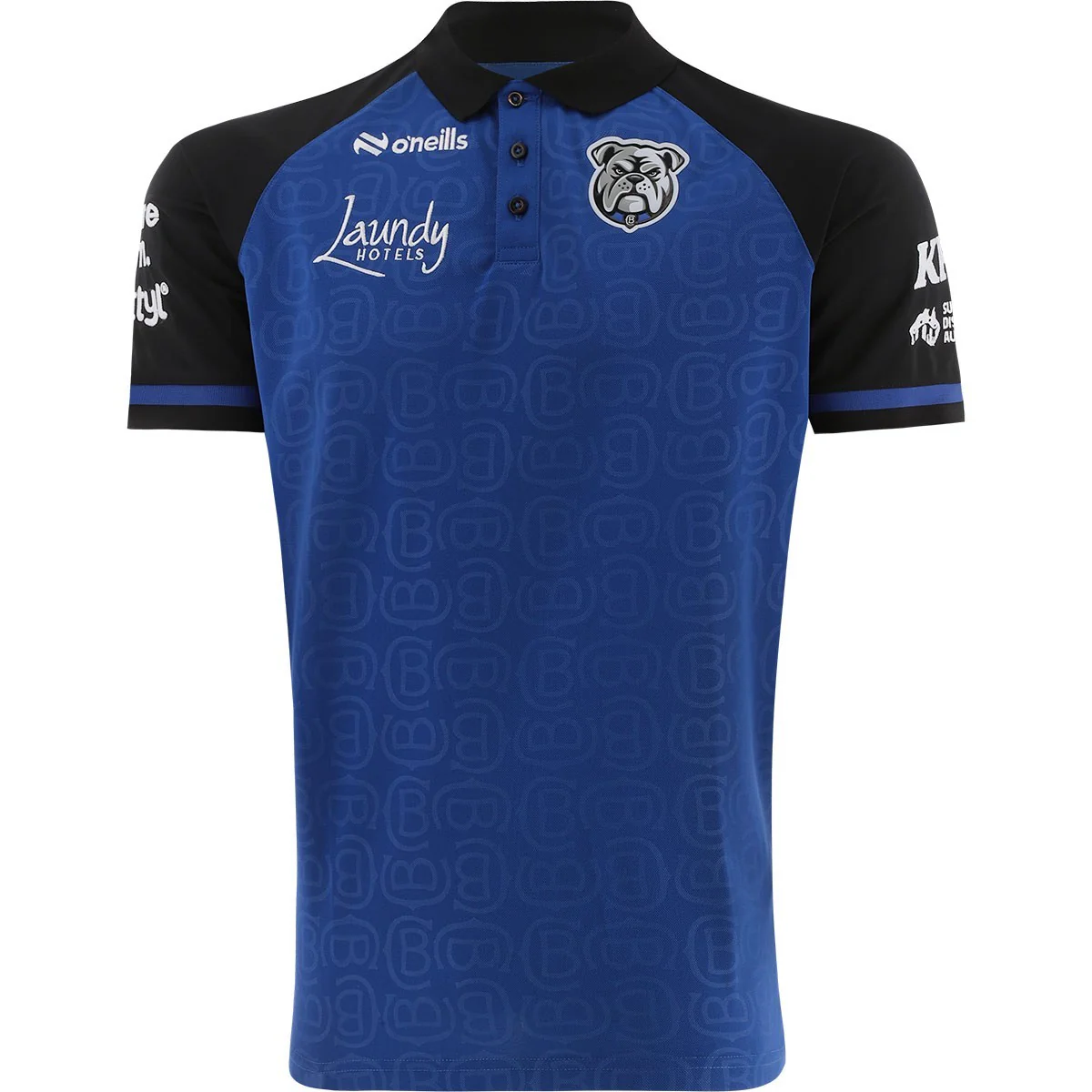 NRL 2026 Media Polo - Canterbury Bulldogs - Blue - Adult - Mens